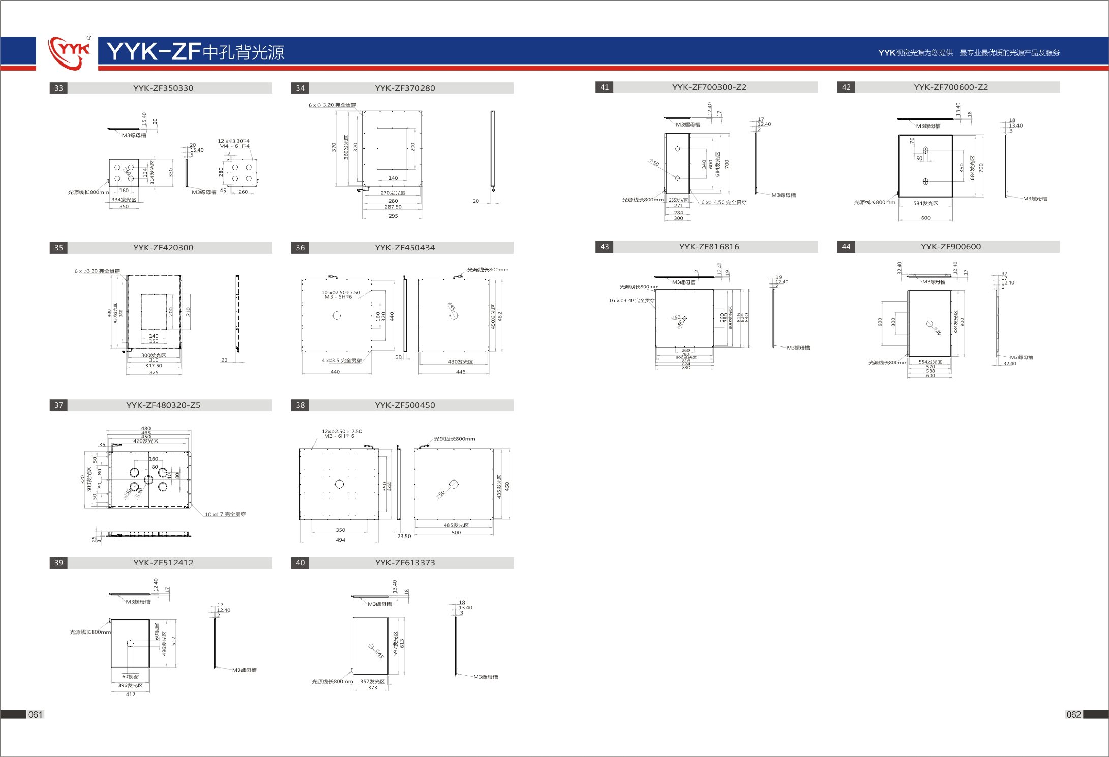 YYK-ZF 中孔背光源 产品手册第 4 页